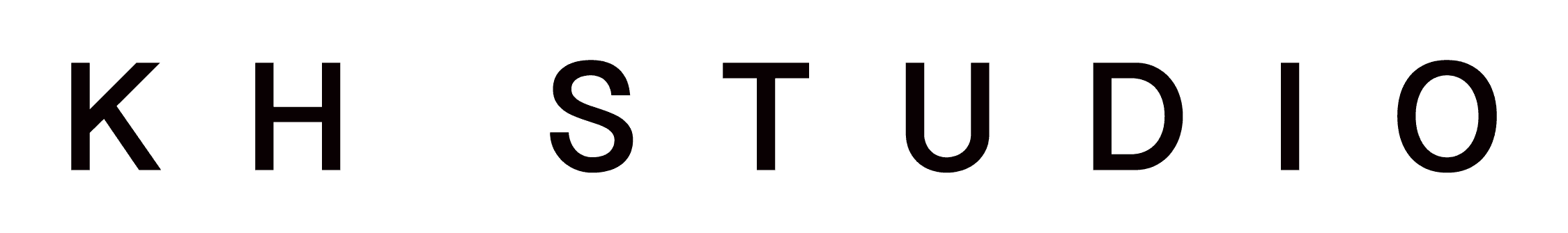 KH Studio Linear Logo in black